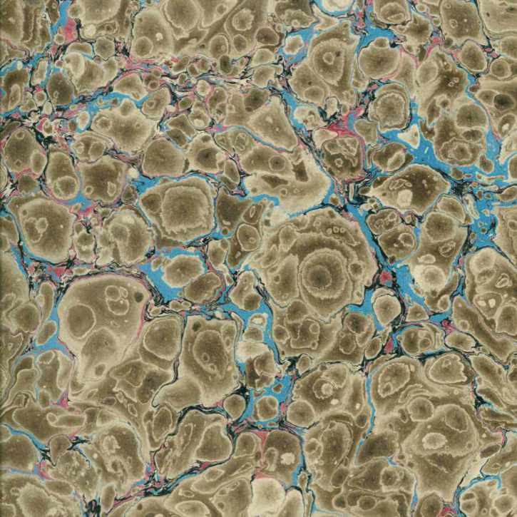 Marbled paper glazed#7183